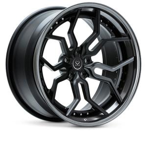 China Aluminum Alloy 3 Piece Forged Wheels Heavy Duty Deep Dish Rims Luxury Car factory