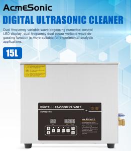 China 15L Ultrasonic Washing Machine Cleaner Dual Frequency For Bicycle Chain Clean factory