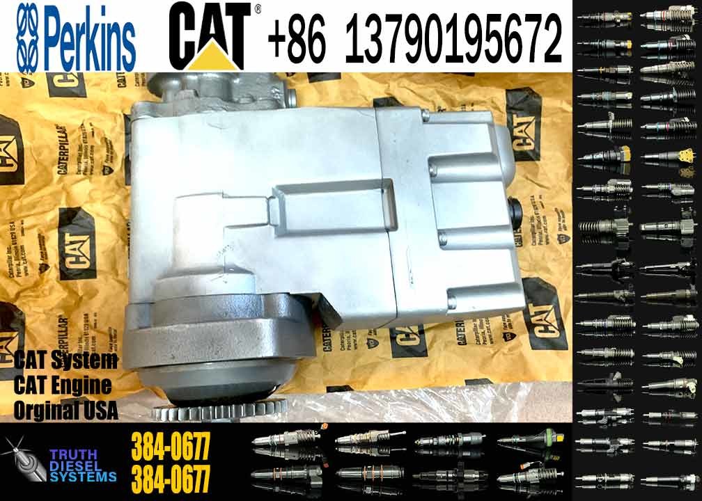 Excavator spare parts 384-0677 engine C7 C9 Fuel Injection Pump 3840677 For Caterpillar