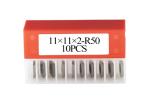 11mm Square Carbide Inserts With Radius 11×11×2.0mm-R50-30° For Woodworking