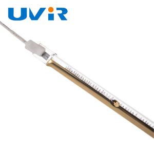 China R7S Gold Coating Quartz Infrared Lamps 600W 230V for Drying Curing factory