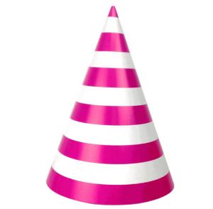 China Hot birthday party paper hats printed polka dot wave pattern manufacturers custom printable loge factory