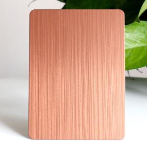 China Brushed Finish Hairline Stainless Steel Sheet Metal 304 316 Ss Steel Sheet factory