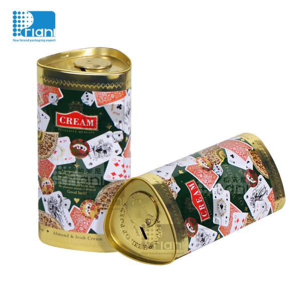Food Grade Metal Tinplate Gift Tin Cans For Cookies Candy Customize Design And