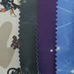 100% Nylon Printing Coating Waterproof Durable Fabric For Backpack 0.35-0.4mm