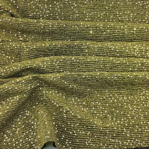 China Classic 147cm Polyester Embroidered Sequin Mesh Fabric For Evening factory