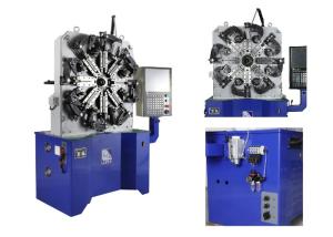 China Spring Steel 0.8 - 4.2mm Wire Forming Machine CNC Controlller 100KG Decoiler factory