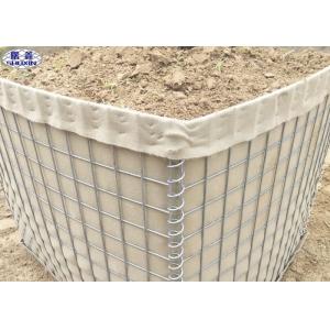 China Military Defensive Barrier / Gabion Baskets Retaining Wall Eco - Friendly factory