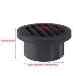 Flat Caravan Diesel Heater Ducting Air Outlet Vent Connector For Webasto