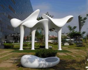 China Public Art Outdoor Metal Sculpture Stainless Steel For Plaza Decoration factory