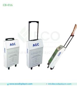 China Heavy-Duty Folding Promotional Cardboard Laminate Trolley Bags For Office Work factory