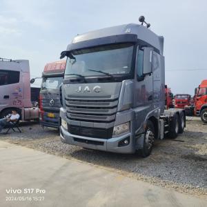 China Wholesale Used Tractor Head Truck JAC 2nd Hand Semi Trucks 540hp High Roof Cabin Logistics Transportation factory