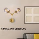 Post modern magic bean double head glass bubble cover villa hotel corridor
