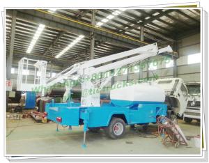 China Truck Mounted 16m Aerial Work Platforms woith Water tanker High Performance Whtsp:+8615271357675 factory