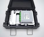 Outdoor 8 Core Aerial FTTH Splitter Box ABS IP67 Fiber Optic Termination Box