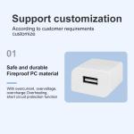 5V 1A USB Wall Charger For Cell Phone IP20 Protection Grade RoHS