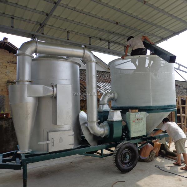 7 tons Retail Portable Grain Drying Rice Dryer Machine with Biogas Burner in
