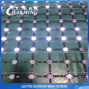 ROHS Flexible LED Mesh Screen Multiscene Practical Waterproof P55