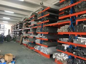 China Industrial Double Side Arm Cantilever Metal Rack For Architecture Material Supermarket factory