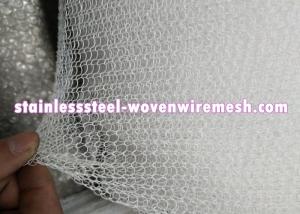 China PP PE PTFE Knitted Metal Mesh Width 6 &quot;- 30 &quot; Wear And Abrasion Resistance factory