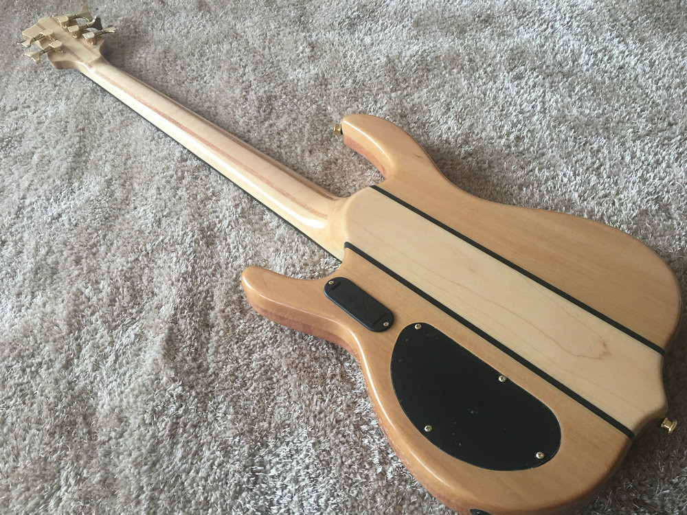 Custom bass guitar Ken smith bass 5 string Neck through body Golden hardwares Wilkson bridges original Dot inlay and act
