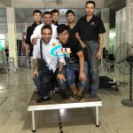 Simple fixed stage,aluminum stage platform with four legs stage