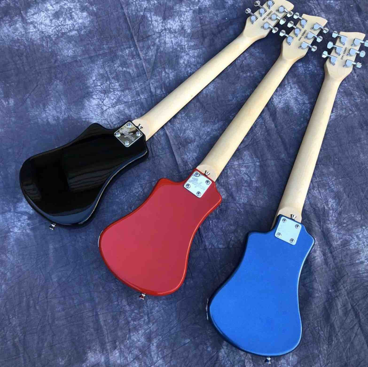 Three color hofner Shorty mini Travel Guitar Protable beginner guitar kid Electric guitar