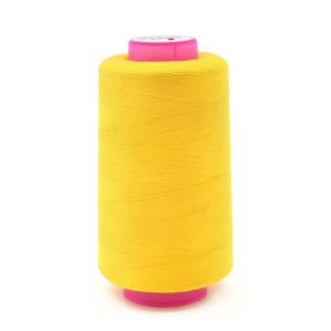 China 4 Large Cones of White Polyester Threads for Sewing Quilting Durable OEM ODM Accepted factory