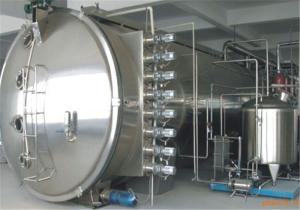 China Herb Extract Mesh Belt 6kW VBD Vacuum Drying Machine factory