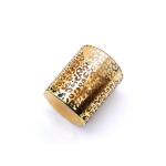 SGS Frosted Nordic Leopard Print Glass Candle Holder