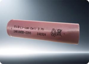 China 300 Cycles 18650 2200mAh Battery Customized 3.7 Volt Rechargeable Battery 20A factory