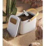 Electric Powered 13 Liter White Vacuum Airtight Food Container Storage Box for