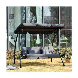 China Upgrade Your Patio with AJUNION 3 Seater Garden Swing Hammock Chair 30kg Weight Limit factory