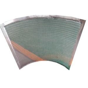 China Iso9001 Sus304 Pressure Curved Welded Wedge Wire Screen factory