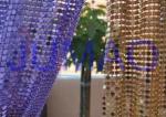 Flat Slice Flexible Decorative Metal Curtains Interior Decoration For Restaurant
