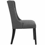 Kitchen Fabric Covered Dining Chairs , Fabric Parsons Chair Tufted Upholstered