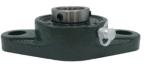 Locking Collar Pillow Block Ball Bearing Stainless Steel Housing UCFL200