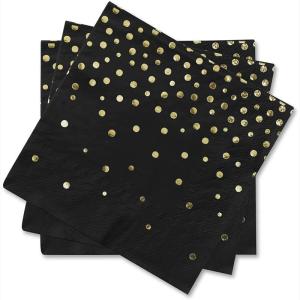 China Sustainable Foil Paper Napkins , Recyclable 3 Ply Paper Dinner Napkins on sale