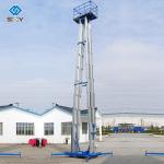 Aluminium Alloy Mast Construction Lift Platform For Single Man