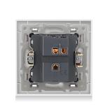 82Type FR Standard Wall Light Cross Switch 250V 10A 2000W 1 Gang 2 Way Push