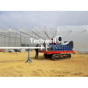 0.5mm Portable Greenhouse Gutter Machine For Hydroponic Systems Hanging Gutter