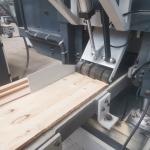500mm Horizontal Wood Cutting Band Saw for Slab Timber 1900 KG Weight 21.12kw