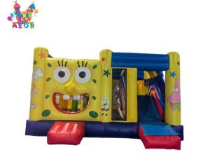 China Inflatable Jumping Bouncy Castles Bounce House Inflatable Bouncer With Slide factory