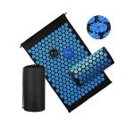 Cotton Fabric Acupressure Mat and Pillow Set with Massage Ball