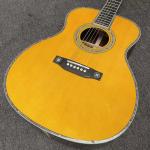 Custom Solid Spruce OM Body Solid Rosewood Back Side Acoustic Electric Guitar