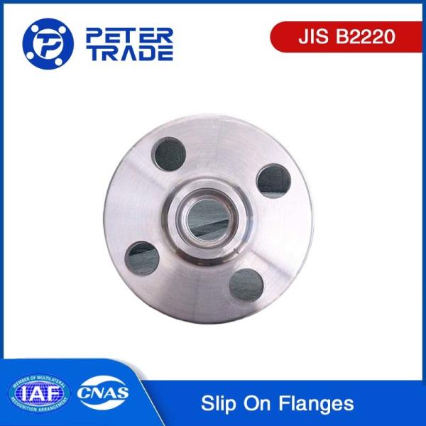 16KG/CM2 Slip On Flanges Raised Face / Flat Face JIS B2220 Standard Stainless
