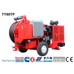 China Max 90kN Hydraulic Puller Tensioner Power Line Tools German Rexroth on sale