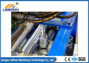 China Adjustable CZ Purlin Roll Forming Machine 3.0mm Cr12 Steel factory