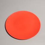 Disposable Eco Friendly Round Plastic PS Food Tray Plate For Cake Snack