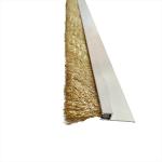 Stainless Steel Base Polypropylene Strip Brushes Metal Channel Strip Brushes